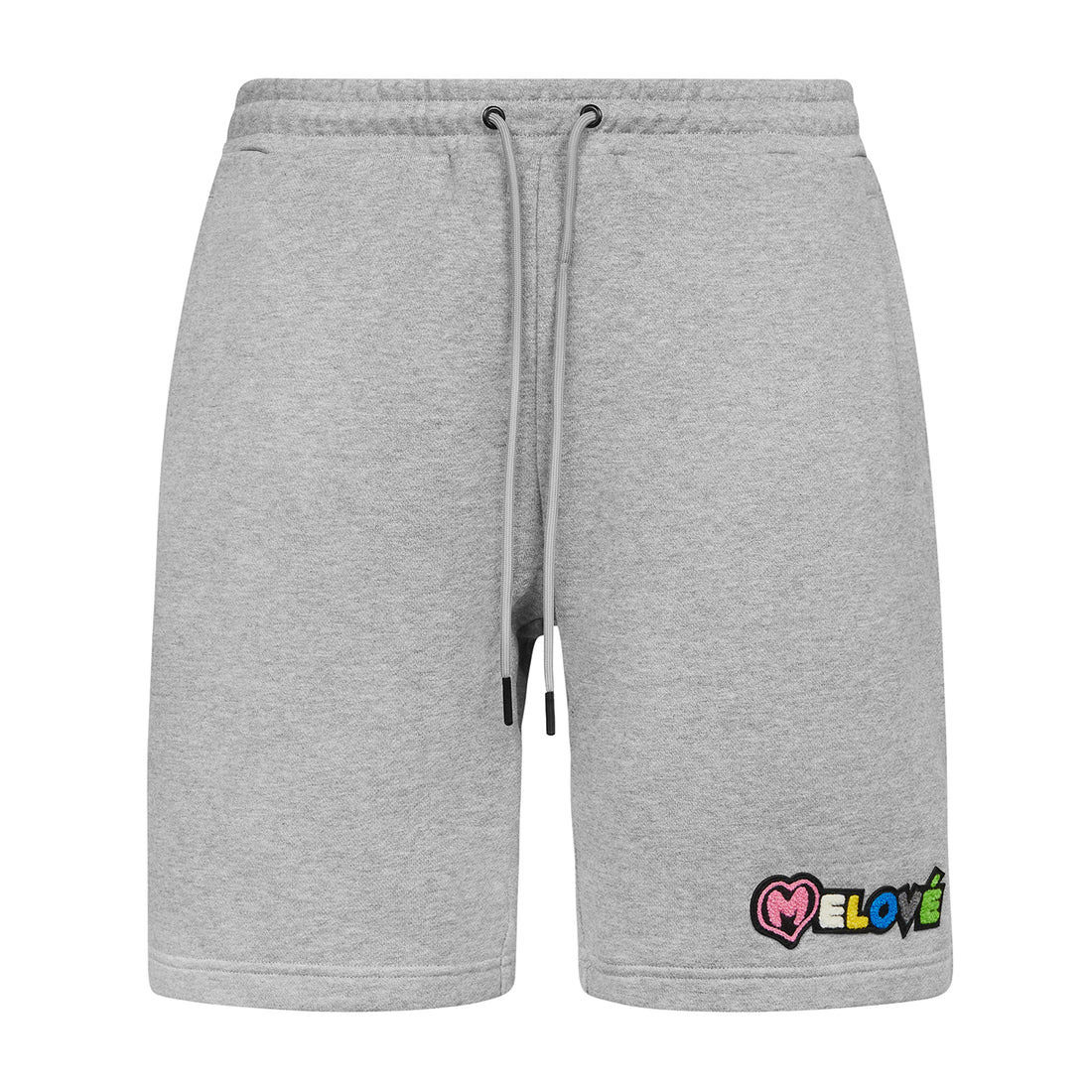 Melové Grey Chenille Shorts 2.0 (Multicolour Logo)
