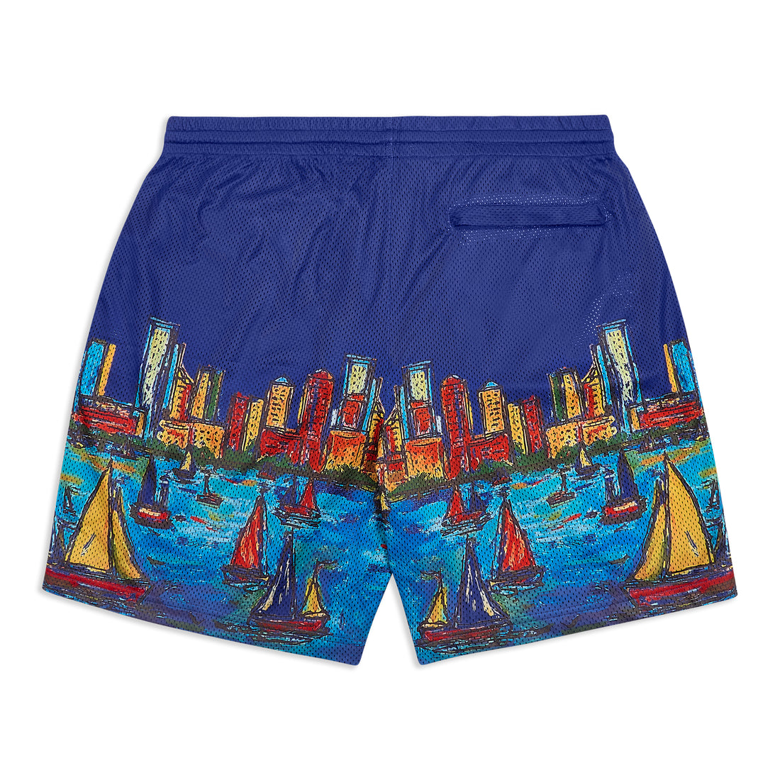 Melové "Work Of Art" Shorts (Navy Blue)