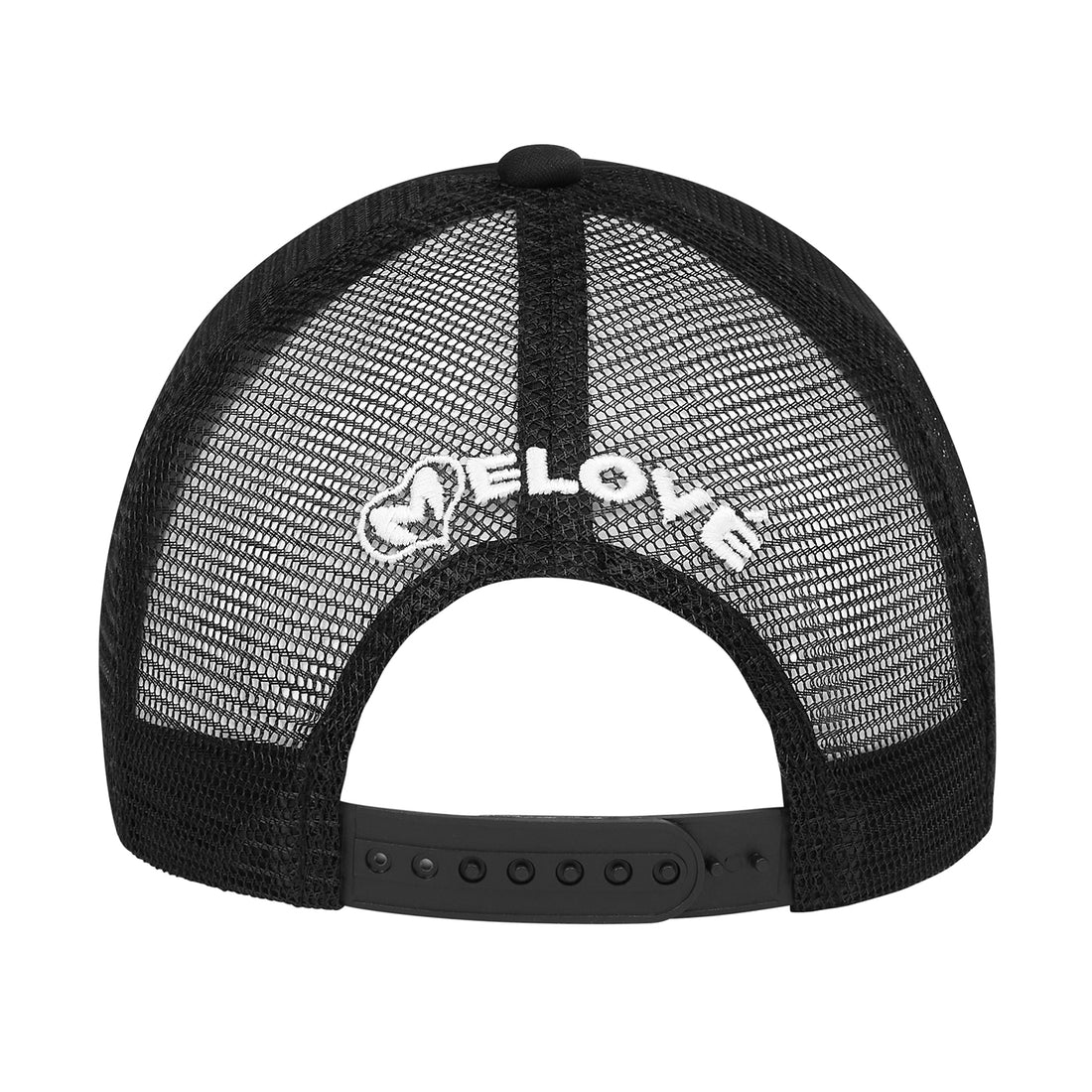 Melové Black Trucker Cap